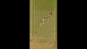 Prodígio da velocidade australiana partiu com 20 metros de atraso... e mesmo assim arrasou