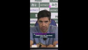 Abel Ferreira agradece gesto do Fortaleza: «É melhor do que estar enfiado dentro de uma sala...»