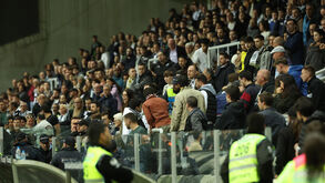 Os adeptos do Boavista nas bancadas