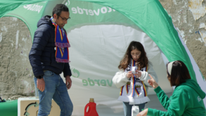 A Sociedade Ponto Verde esteve presente no Estádio da Tapadinha 