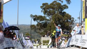 Emanuel Duarte na chegada à meta