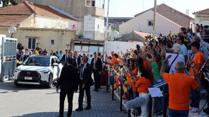 Papa Francisco durante a visita ao Bairro da Serafina