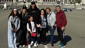 Di María vai com a família ao Santuário de Fátima: «Agradecendo sempre»