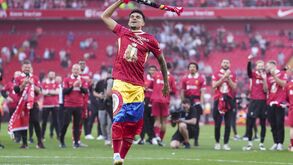 Festa do Liverpool após conquista do título