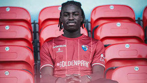 Mohamed Bamba durante a oficialização no Gil Vicente