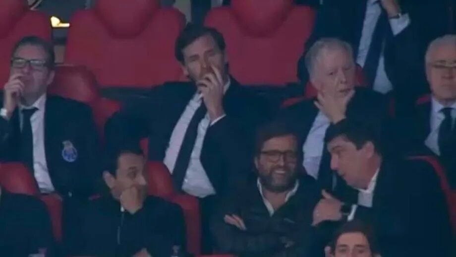 André Villas-Boas na tribuna da Luz