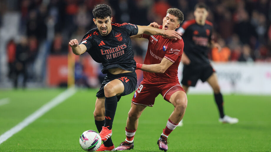 Tomás Araújo em ação frente ao Gil Vicente