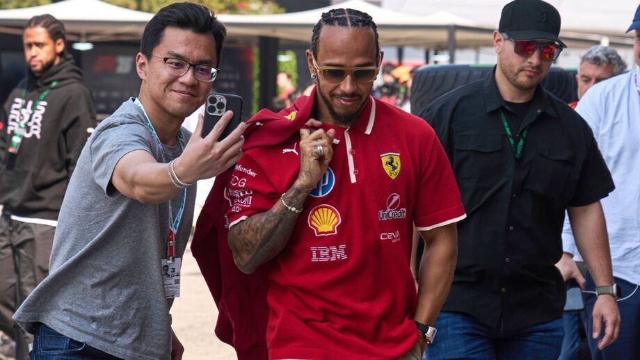 Lewis Hamilton, piloto da Ferrari