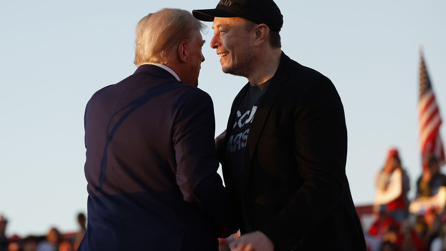 Donald Trump com Elon Musk
