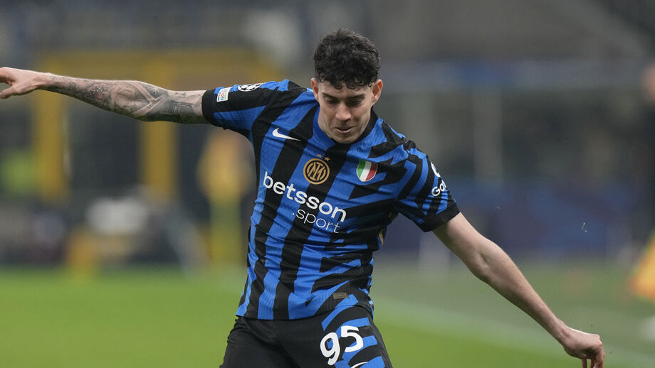 Alessandro Bastoni em ação pelo Inter