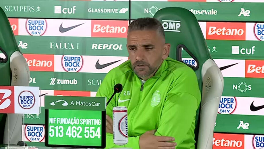 Treinador do Sporting questionado sobre o impacto que esta jornada pode ter na luta pelo título