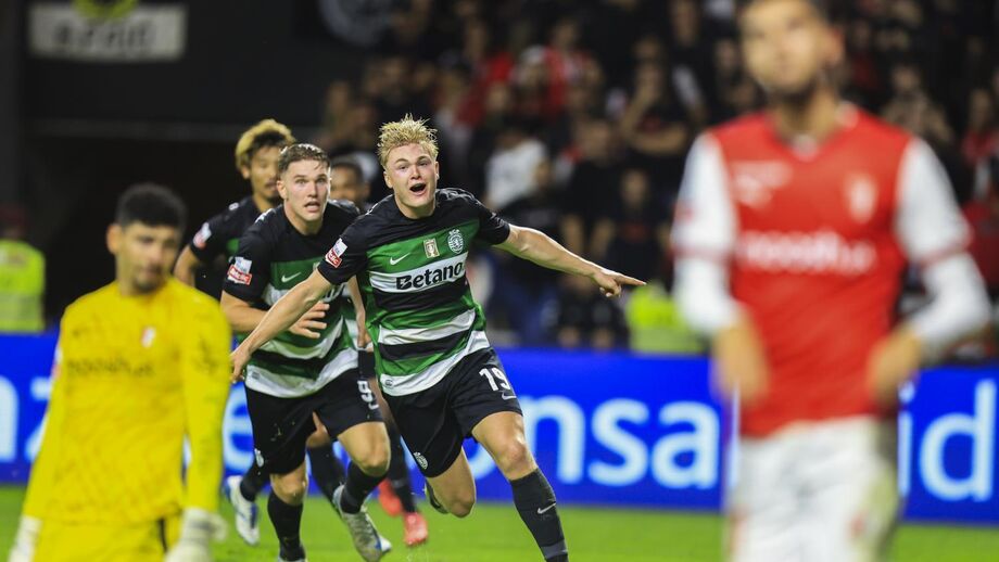 Na primeira volta o Sporting venceu e Harder marcou