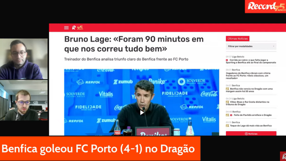 A análise às notícias que marcam a atualidade esta segunda-feira