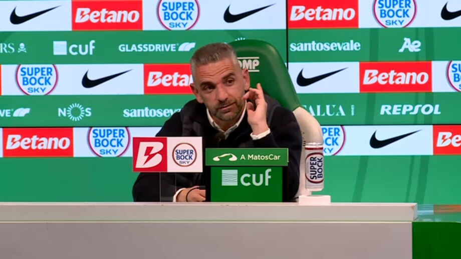 Técnico do Sporting reforçou que a equipa entrou mal na segunda parte