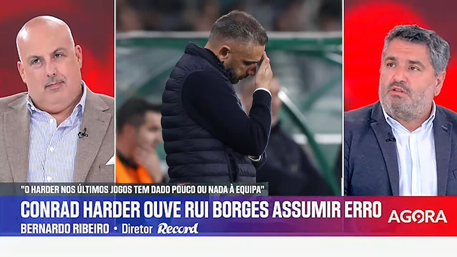 Diretor de Record analisa empate do Sporting. Declarações no programa 'Record na Hora'