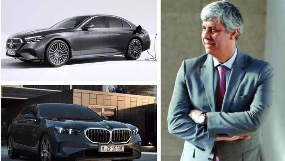Foram comprados 11 BMW (o mais caro foi este 530e Berlina, de €55.906) e 10 Mercedes (os mais caros vieram em março: três Classe E 300 Limousine, a €61.043 cada)