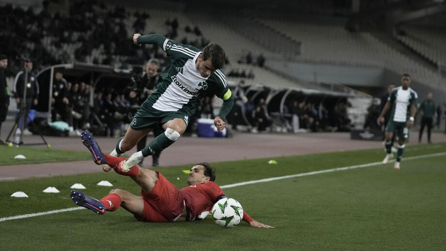 Vagiannidis em ação pelo Panathinaikos