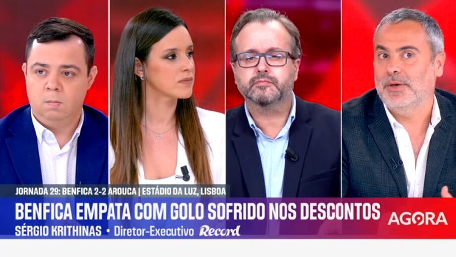 Diretor-executivo de Record analisa jogada mais polémica do Benfica-Arouca