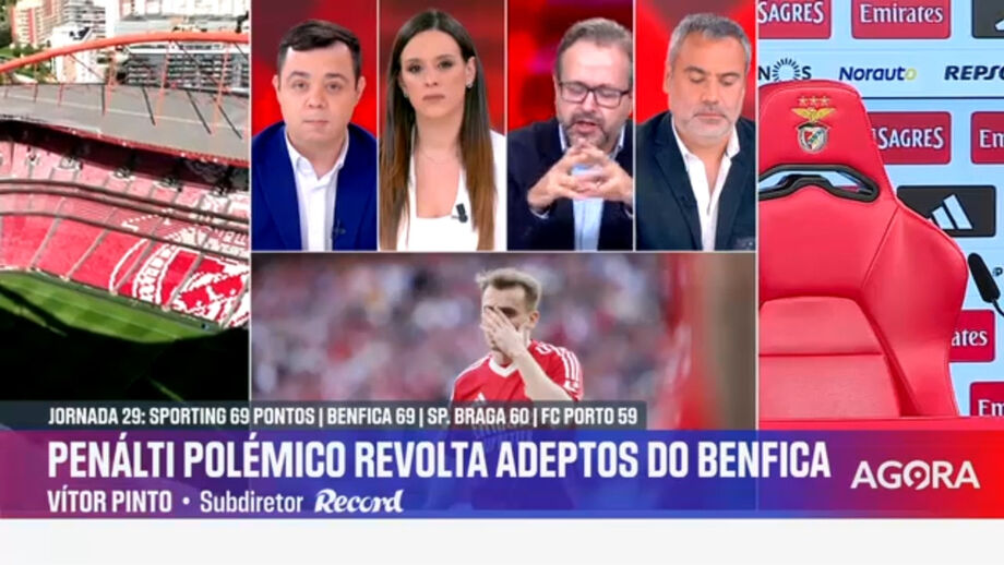 Subdiretor de Record compara os dois lances polémicos envolvendo os jogos de Sporting e Benfica