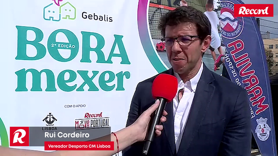 Vereador do Desporto da CM Lisboa deixou elogios à iniciativa da Gebalis, que também conta com o apoio de Record