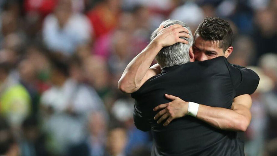Ancelotti e Cristiano Ronaldo