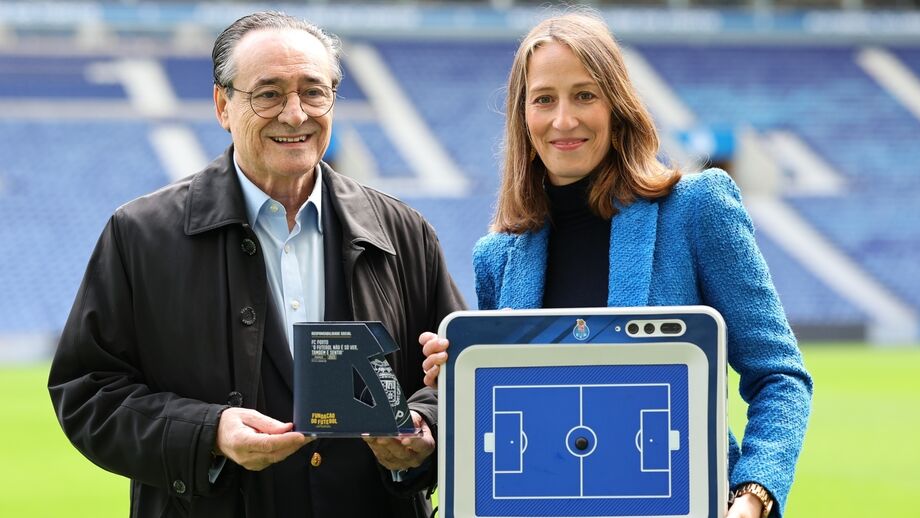 António Oliveira com Teresa Santos