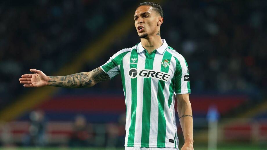 Antony está emprestado pelo Manchester United ao Betis