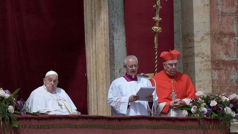 Papa Francisco no Vaticano, domingo, 20 de abril de 2025