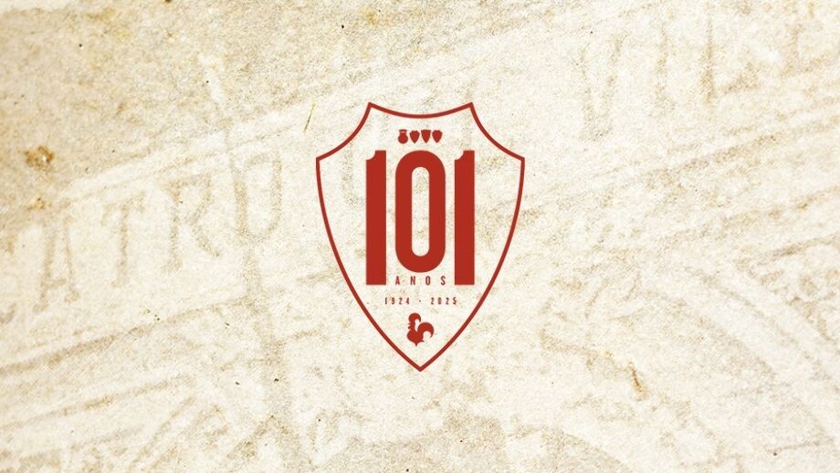 O símbolo da comemoração do 101º aniversário do Gil Vicente