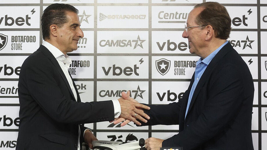 Renato Paiva com John Textor