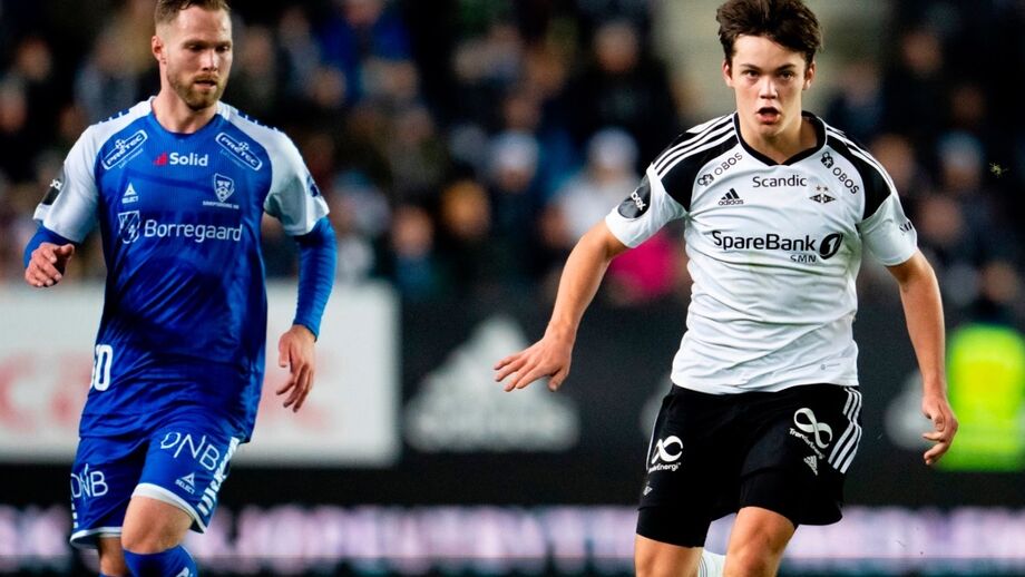 Nypan em ação pelo Rosenborg