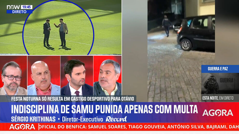 Sérgio Krithinas, diretor executivo de Record, sobre castigos aplicados pelo FC Porto após saída noturna