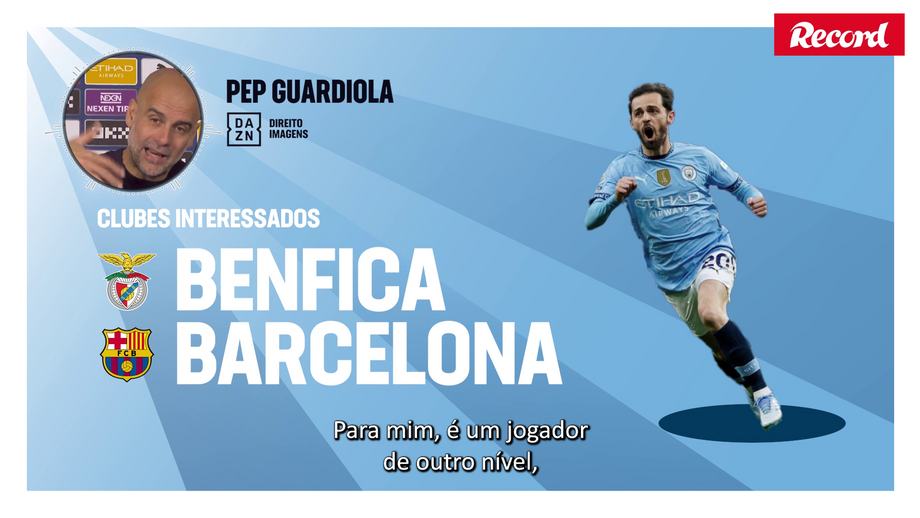 Pep Guardiola destaca entrega e desempenho do médio de 30 anos