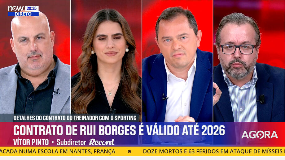 Vítor Pinto, subdiretor de Record, sobre discurso do treinador do Sporting na reta final do campeonato