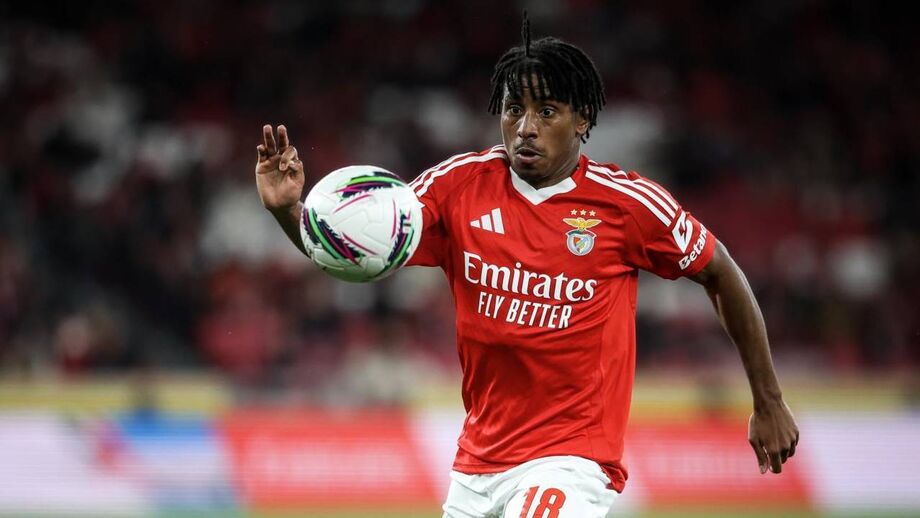 Leandro Barreiro em ação pelo Benfica