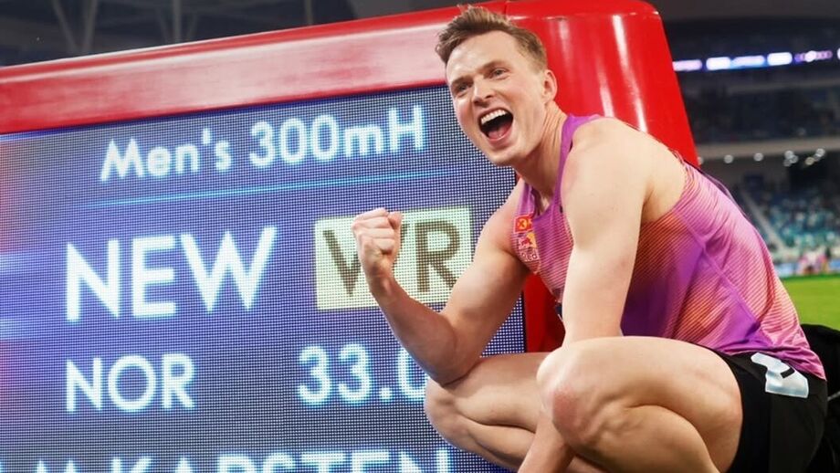 Karsten Warholm bate recorde mundial