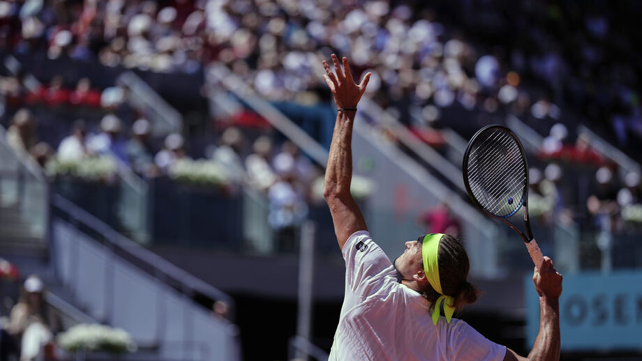 Alexander Zverev no Masters 1.000 de Madrid