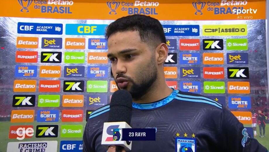 Rayr, do 'modesto' Maracanã, deixou mensagem impactante após brilhar na Taça do Brasil frente ao Internacional