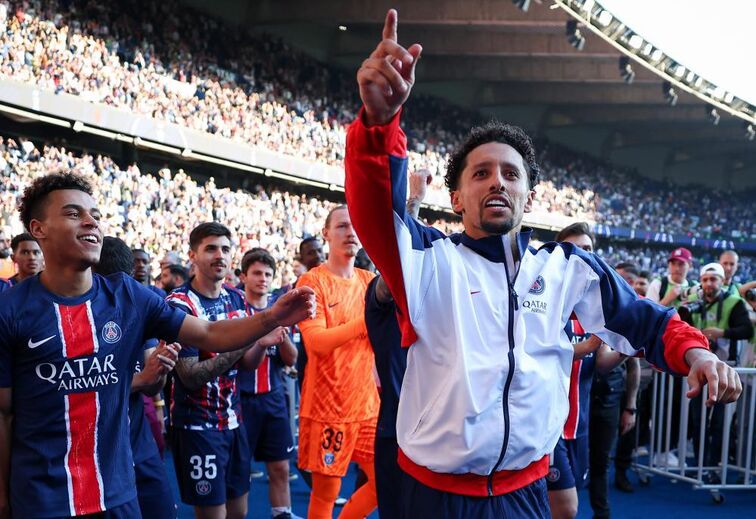 As imagens da festa de campeão do PSG