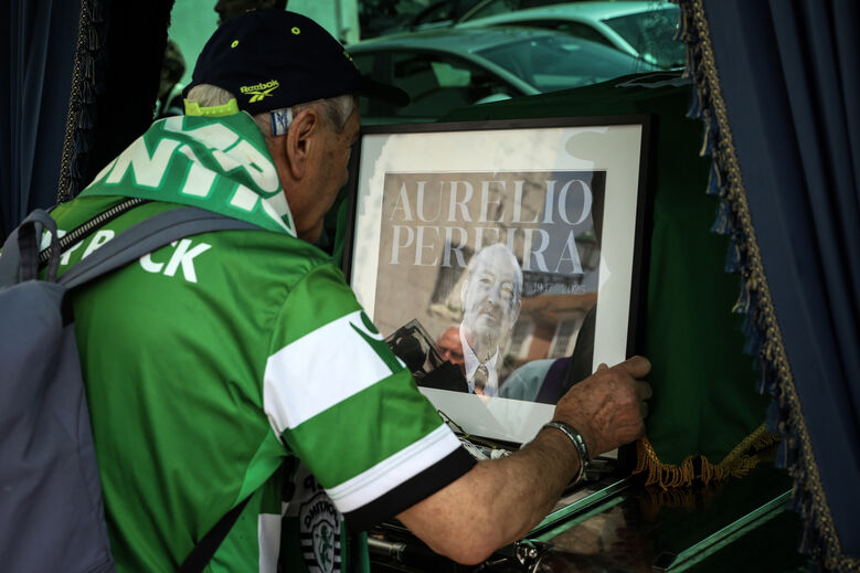 Um adepto sportinguista não conteve a emoção