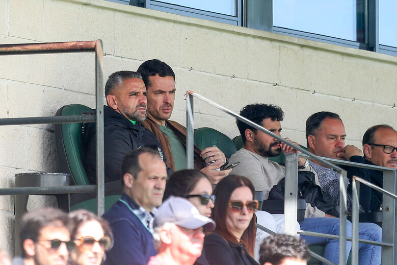 Rui Borges a ver na Academia o jogo de juvenis do Sporting
