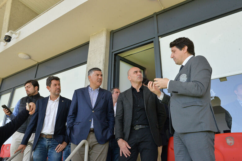 Roberto Martínez visita Marítimo 