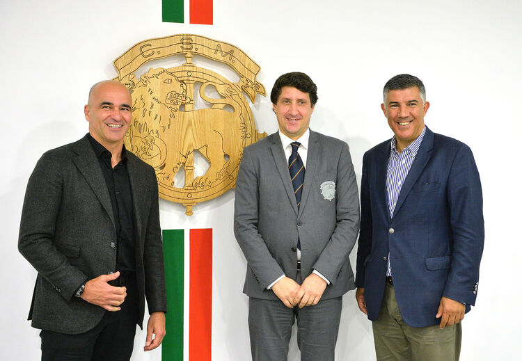 Roberto Martínez visita Marítimo 