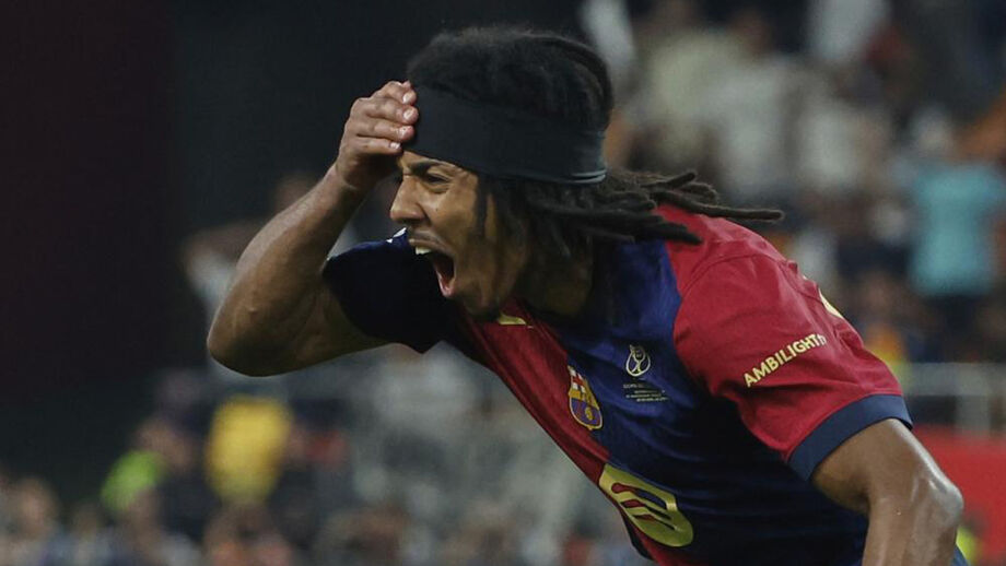 Jules Koundé marcou o golo que decidiu o Barcelona-Real Madrid