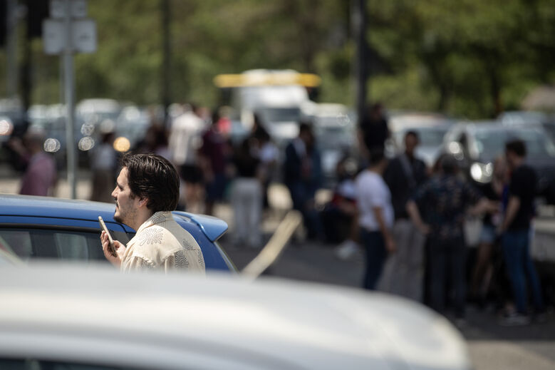 Caos no trânsito em Lisboa por causa do apagão
