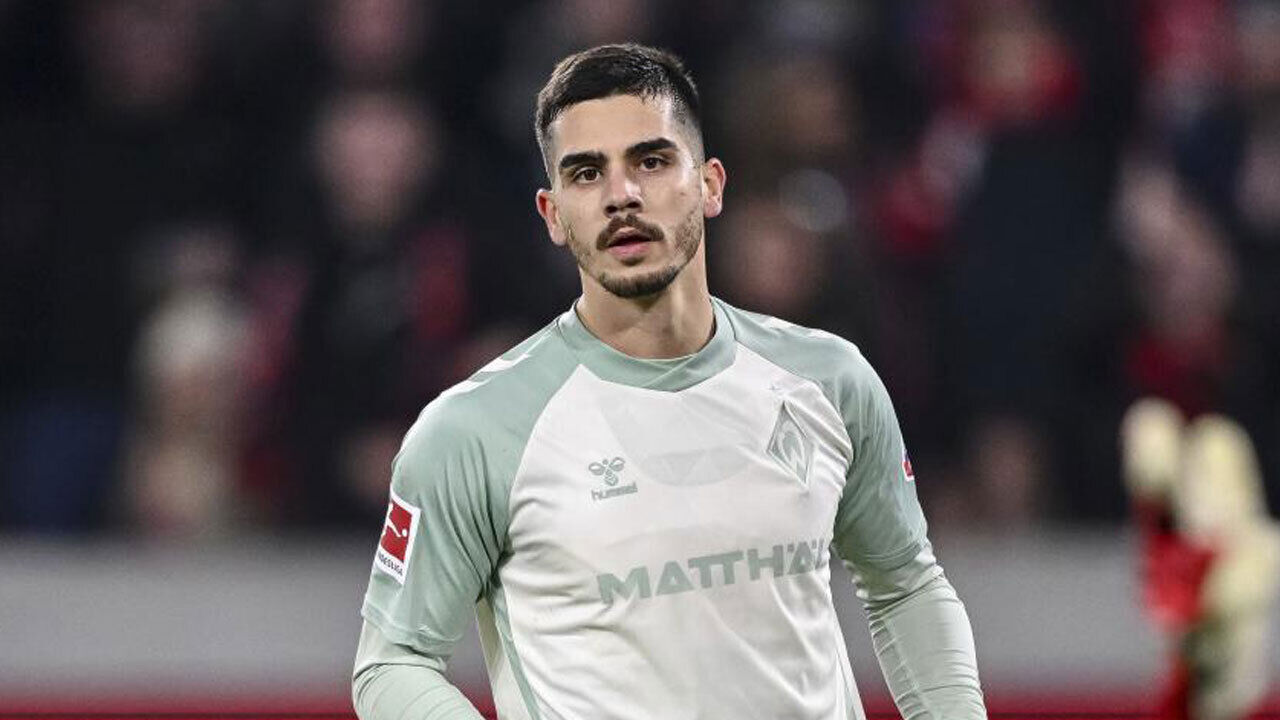 André Silva em ação no Werder Bremen