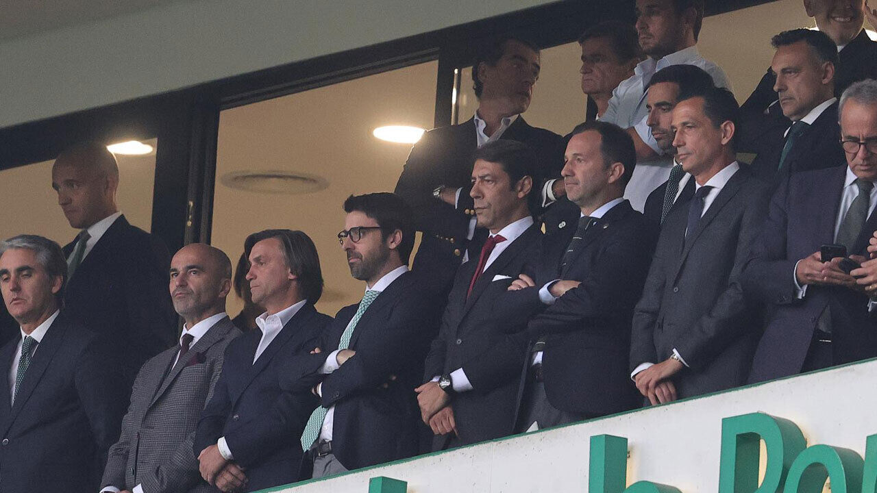 Frederico Varandas e Rui Costa juntos em Alvalade