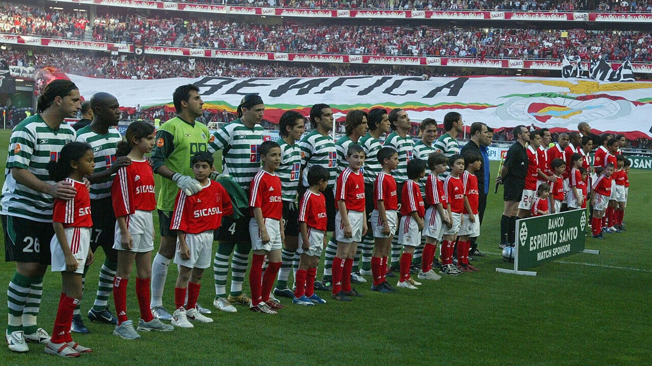 Estádio da Luz, 14 de maio de 2005: Benfica, comandado por Giovanni Trapattoni, assegura o 31.º título do seu palmarés