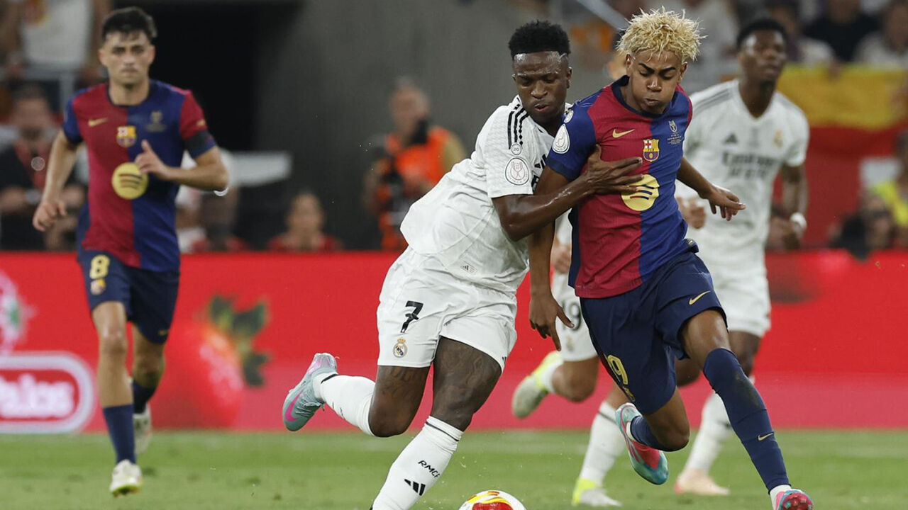 Yamal e Vinícius reencontram-se hoje  em mais um clássico