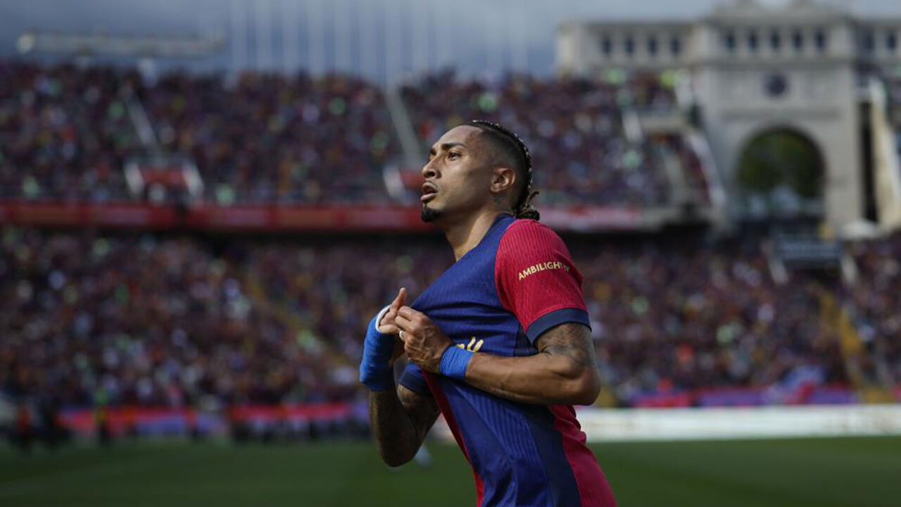 Raphinha bisou e confirmou  uma reviravolta notável  no clássico espanhol